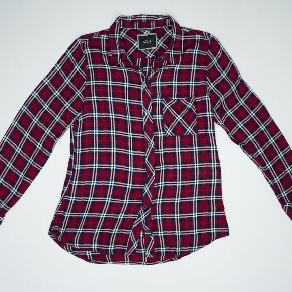Rails Hunter Button Down Flannel Shirt Petite Small - Picture 1 of 2